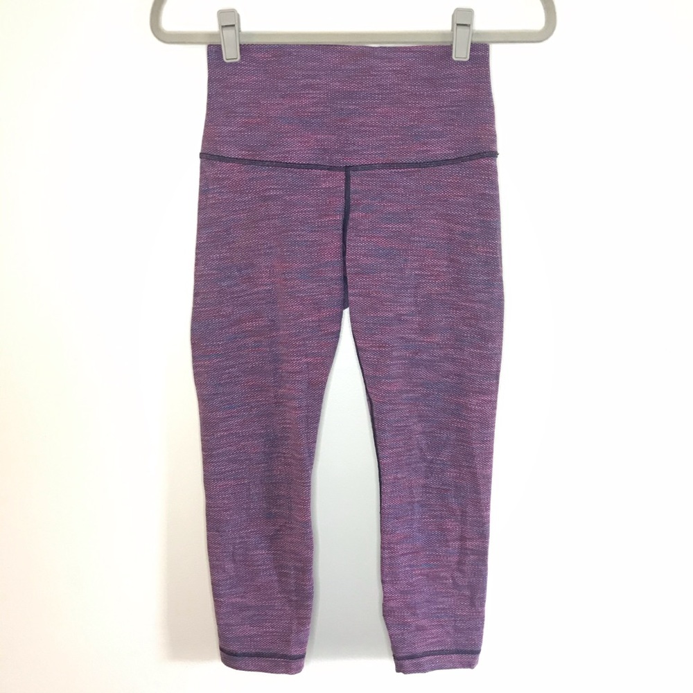Lululemon Athletica wunder under crop leggings